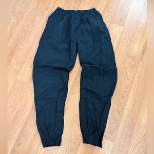 Nike Men's Black Windbreaker Track Pants Cuffed Jogger Pants